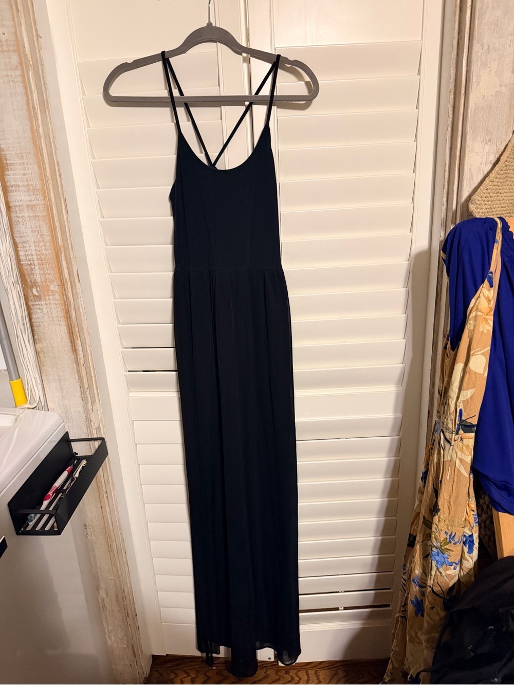 Frenchi Black Sleeveless Tank Dress